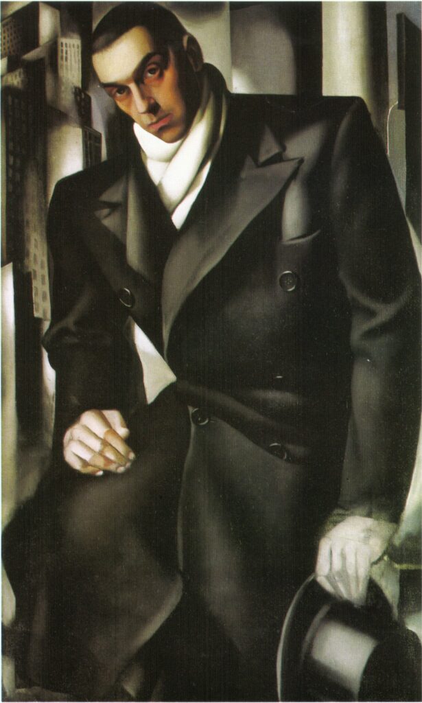 tamara de lempicka paintings 1928 portrait dhomme inacheve